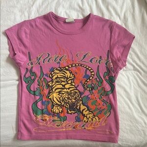 Pink Graphic Kids T-Shirt